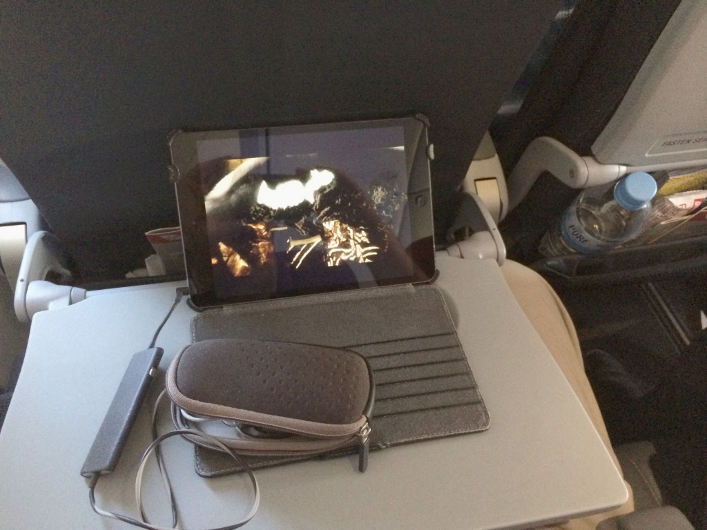 Inflight entertainment - Virgin wifi and Bose noise cancelling earbuds